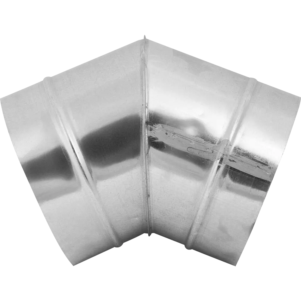 Отвод для круглых воздуховодов Ore D200 мм 45 градусов металл STLM-2168240 - Вид №2