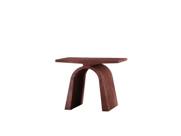 Прямоугольный бетонный журнальный столик Forma&Cemento Abecedario ARCH-00130294 - Вид №1