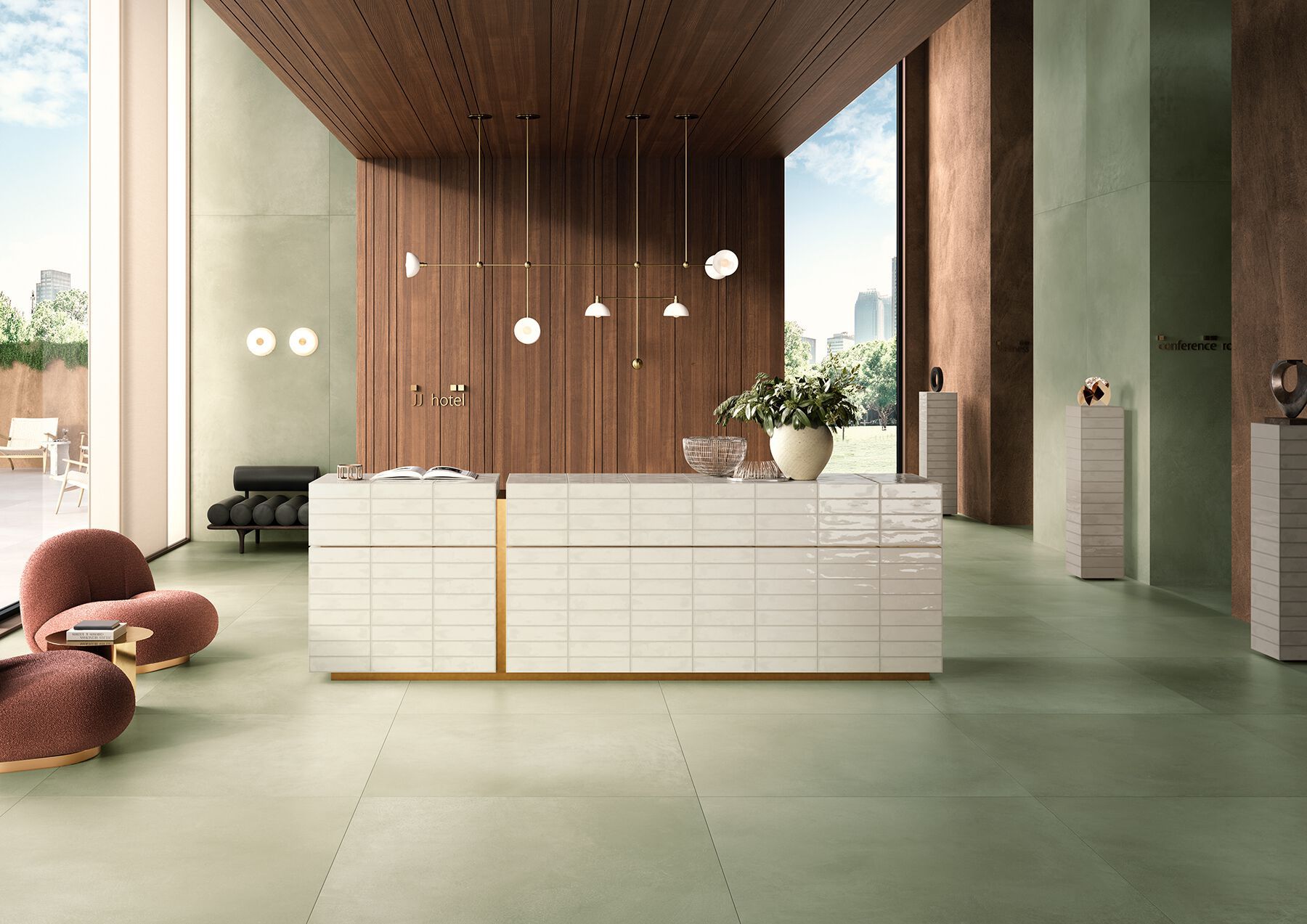 Пол / керамогранит с эффектом цемента Revigrés ARCH-00008329 - Вид №3