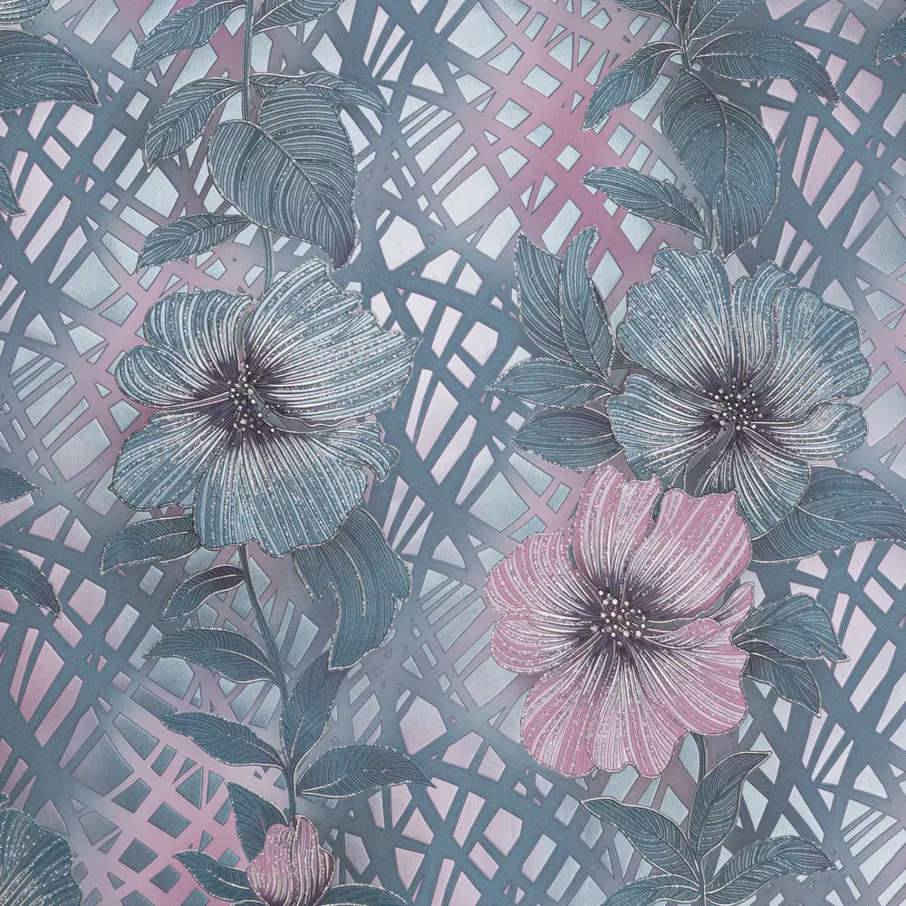 Обои флизелиновые Palitra Life Madagascar фиолетовые 1.06 м 71777-45 STLM-2128298 - Вид №1