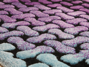 Ковер ручной работы из ткани