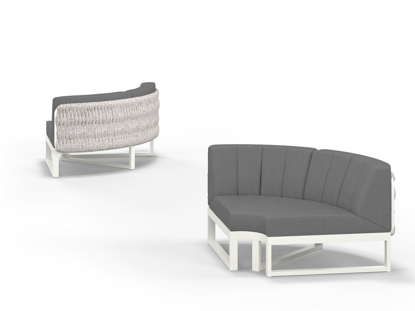 Угловой садовый диван из ткани MAMAGREEN Munia ARCH-00132661 - Вид №11