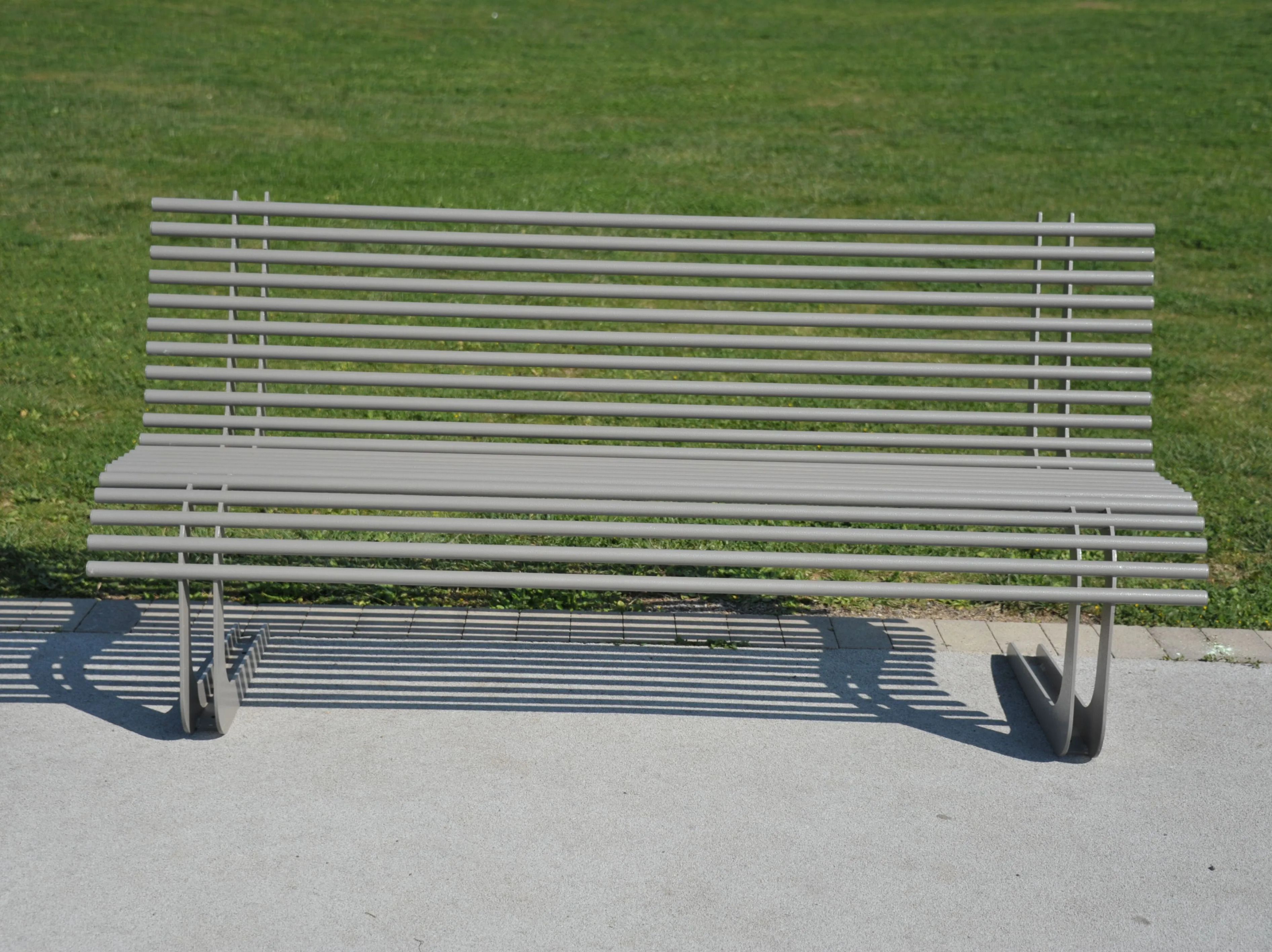 Стальная скамья со спинкой Viscio Urban Design MOBY ARCH-00108961 - Вид №7