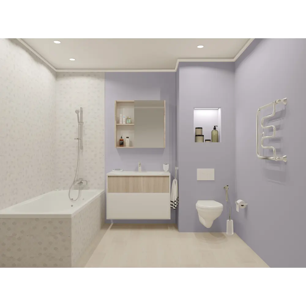 Тестер краски для кухни и ванной цвет пепельно-серый 50 мл PARADE ICE STLM-2120618 - Вид №3