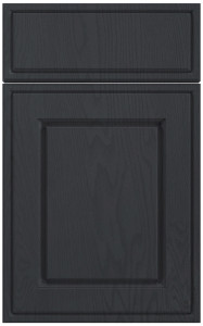 Фасады для кухни Классика Фрезеровка «Бостон» Ясень графит атласный №524