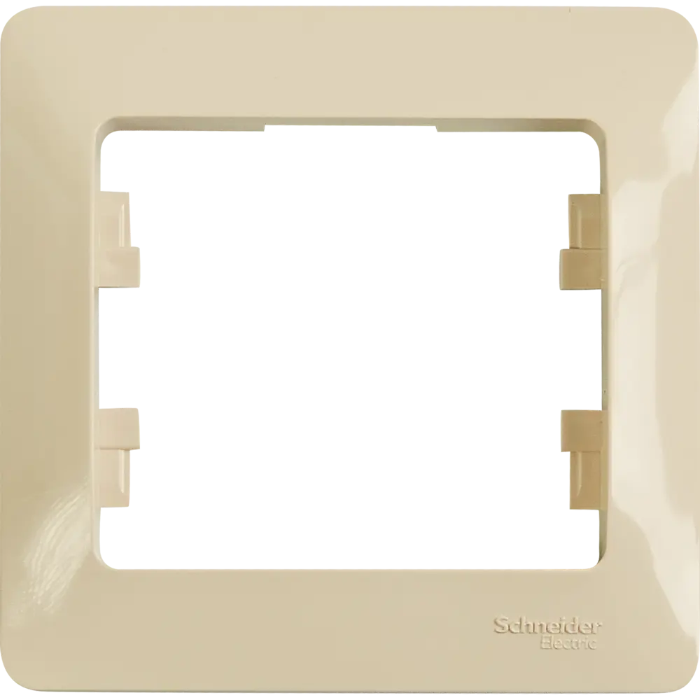 Рамка Schneider Electric Glossa для розеток и выключателей - бежевая элегантность 86710712 STLM-0070901