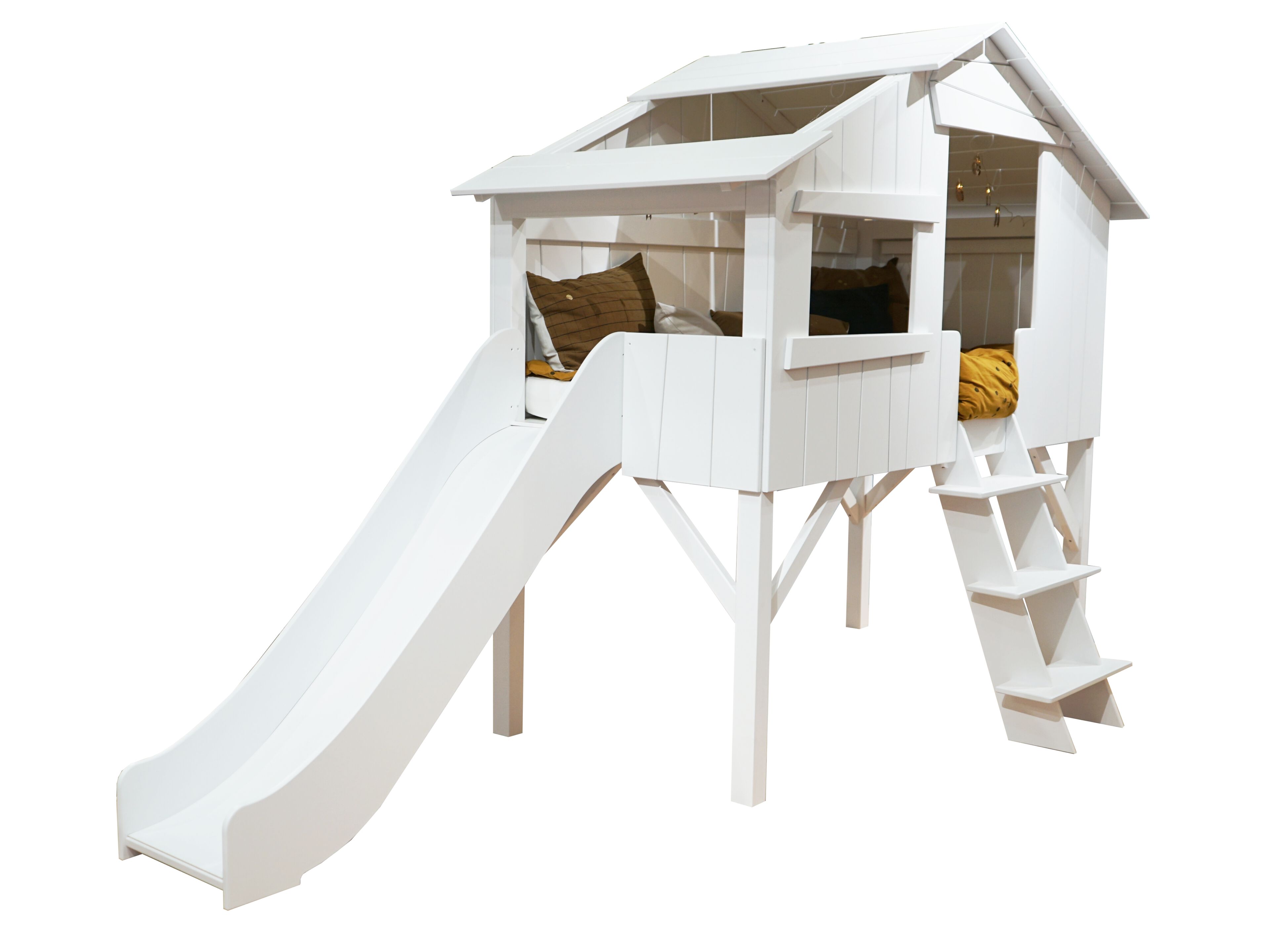 Кровать-чердак из МДФ с горкой Mathy by Bols TREEHOUSE BEDS &amp ARCH-00138368