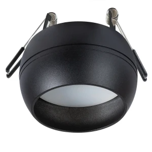 91569452 Светильник точечный встраиваемый Arte lamp A5550pl-1bk 1 м² под отверстие 7.4 см цвет черный STLM-1415943