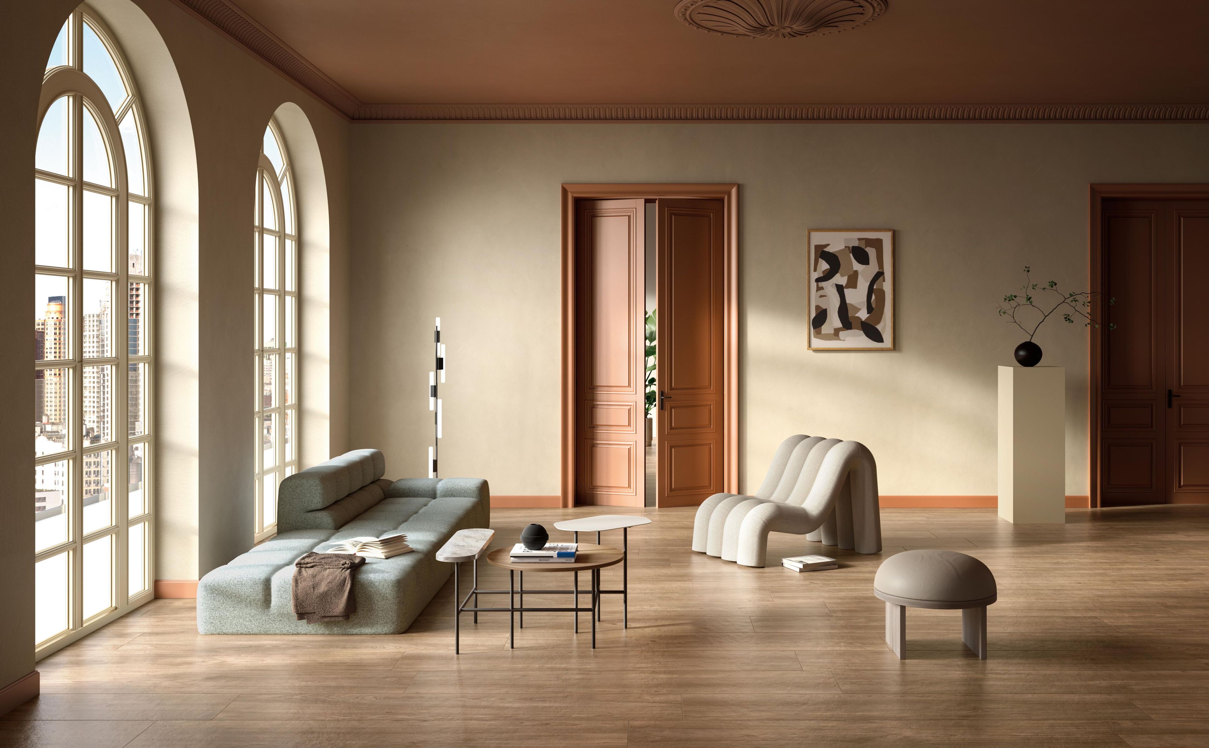 Пол/облицовка из керамогранита с эффектом древесины CERAMICA DEL CONCA NATIVE ARCH-00042119 - Вид №3