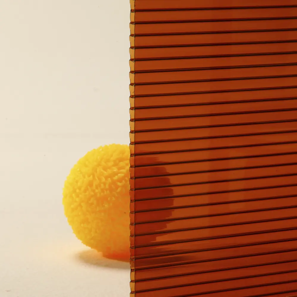 Поликарбонат сотовый Киви 6 мм 1.05x2 м янтарный 25% STLM-2036311 - Вид №2