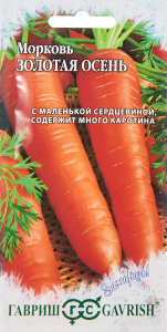 86222870 Семена овощей морковь Золотая осень STLM-0067105 ГАВРИШ