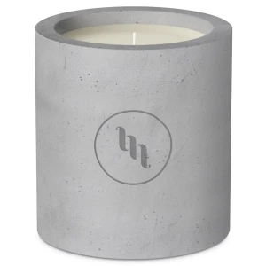 Свеча ароматизированная в гипсе Bogen светло-серая 7 см
