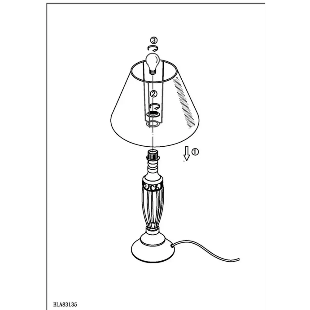 Настольная лампа Eglo «Antica» 1xE14x60 Вт STLM-2162478 - Вид №9