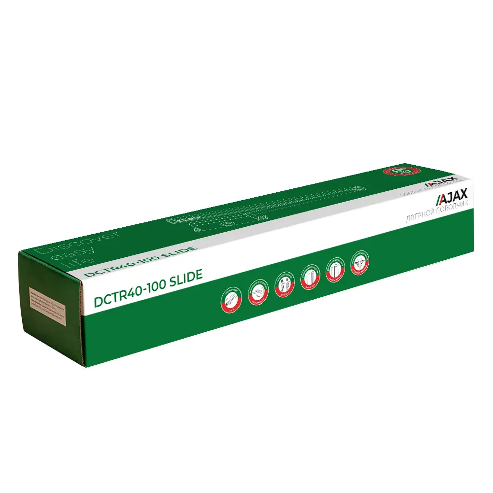 Доводчик дверной Ajax DCTR40-100 Slide для плавного закрытия дверей 89400185 STLM-1574796 - Вид №2