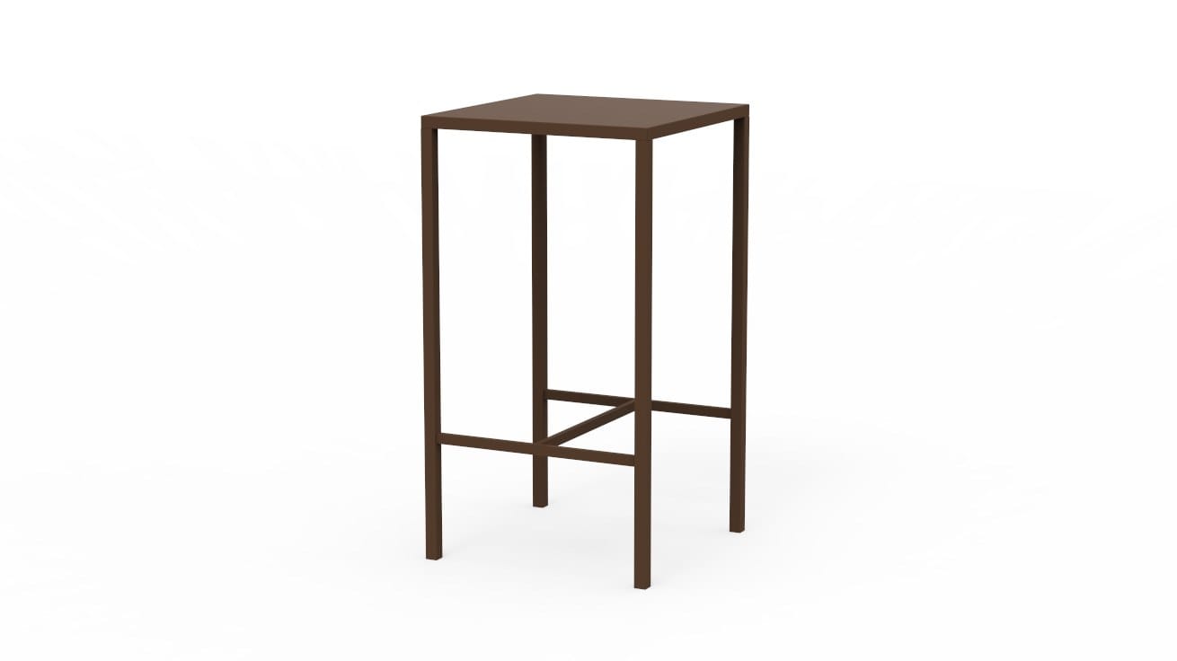 Высокий квадратный металлический садовый стол Vermobil SEASIDE ARCH-00134681 - Вид №8