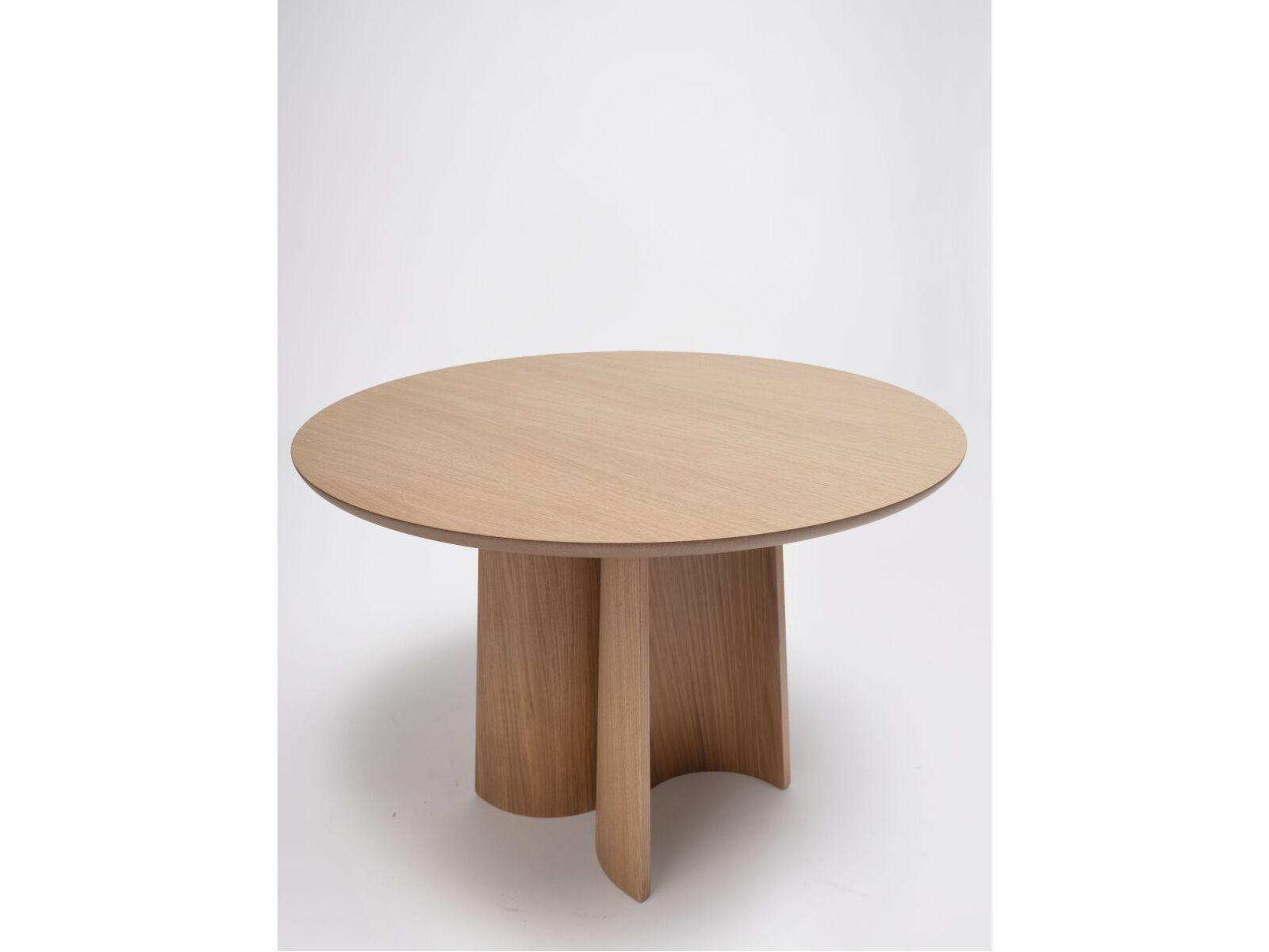 Деревянный круглый журнальный столик ONDARRETA имбирь ARCH-00135450 - Вид №1