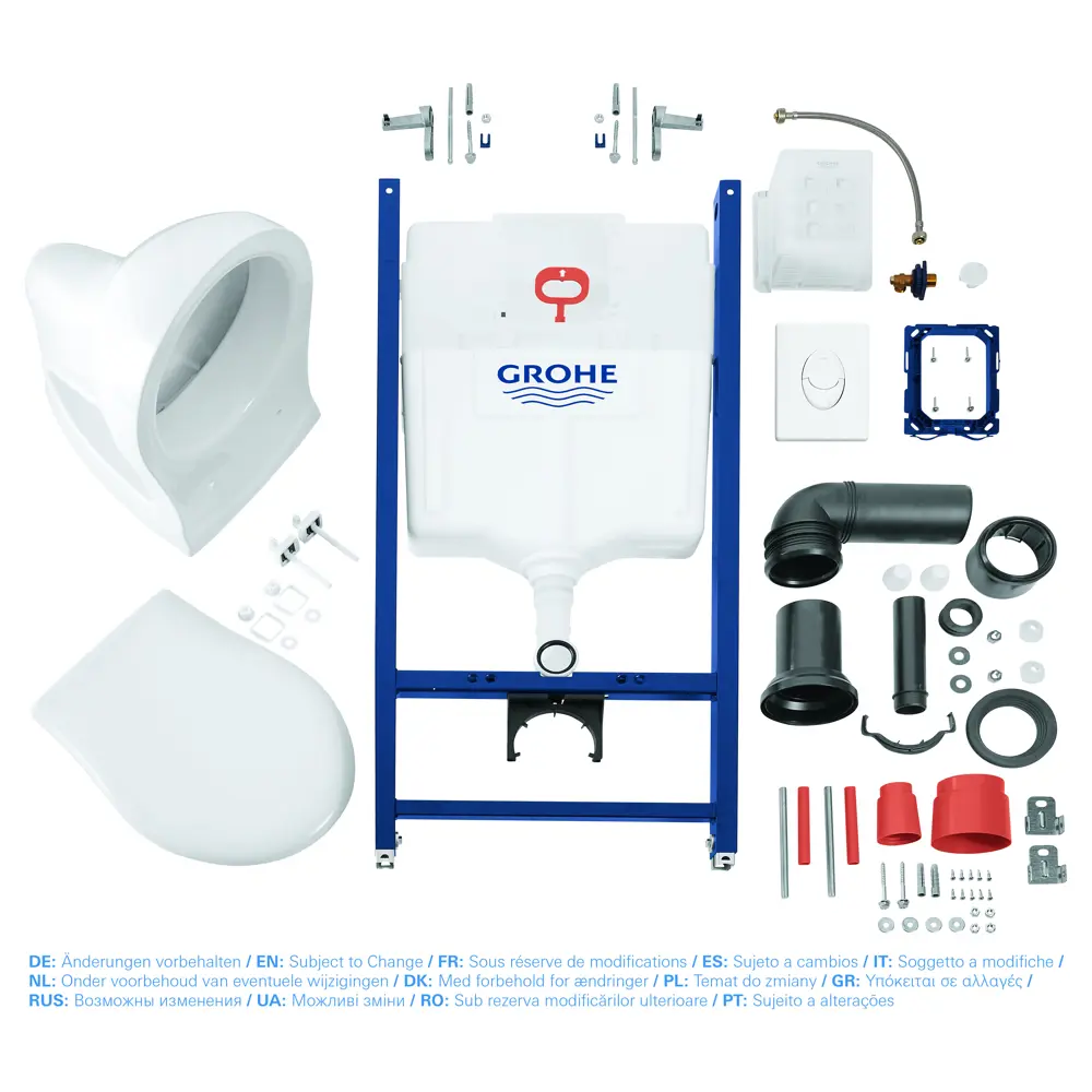 Комплект инсталляция с унитазом Grohe Solido с кнопкой Lecico Perth STLM-2117588 - Вид №4