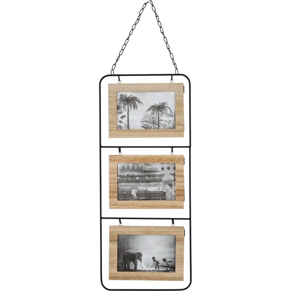 Рамка Smile, 22x52 см, металл, цвет черный/коричневый Atmosphera STLM-2191773 - Вид №2