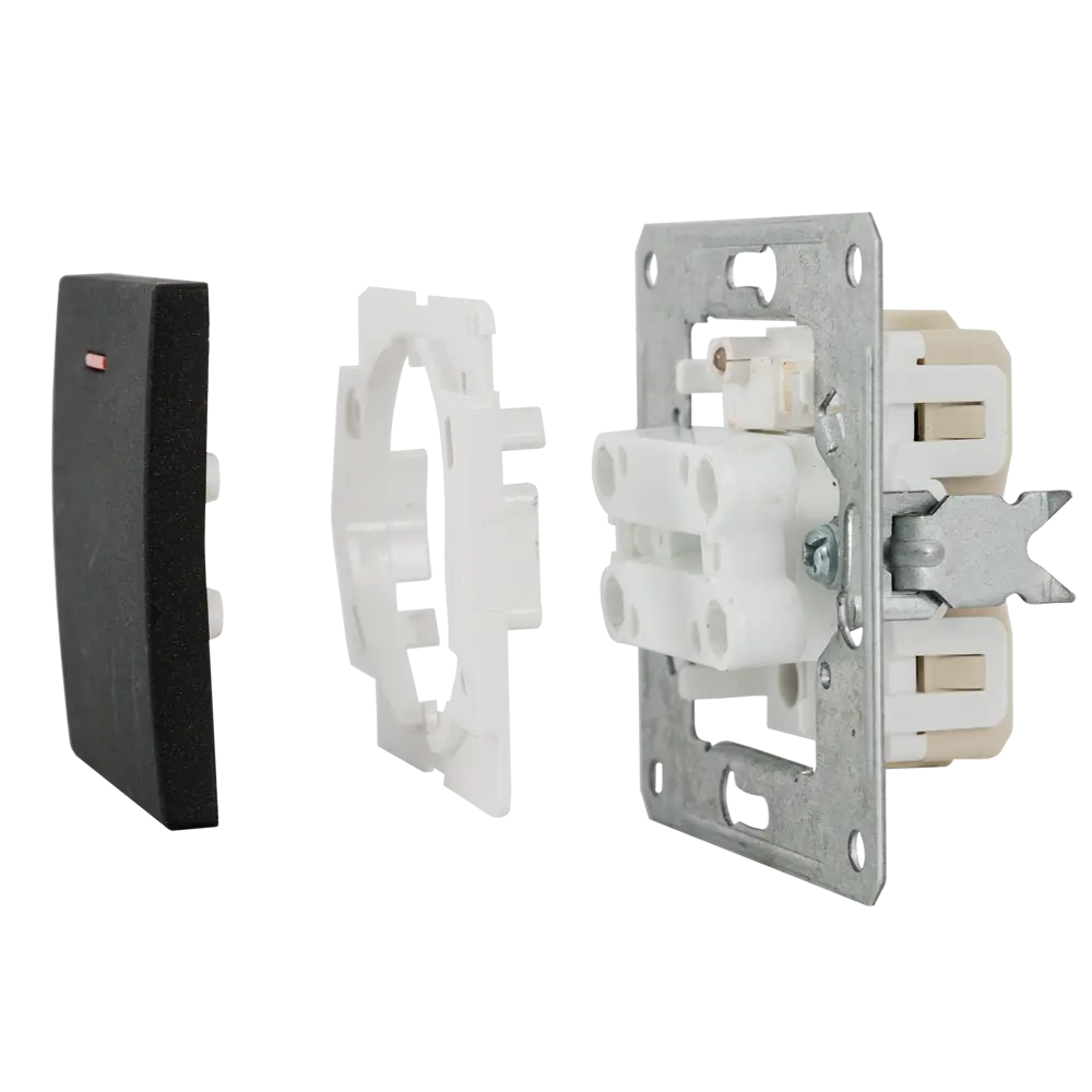 Выключатель W59, 1 клавиша с подсветкой, черный бархат Schneider Electric STLM-2140811 - Вид №5