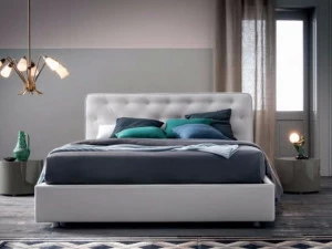 Dall'Agnese Двуспальная кровать с обивкой из ткани