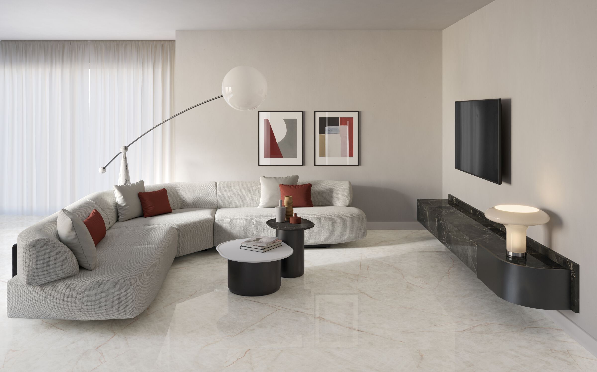 Пол / керамогранит с мраморным эффектом Supergres Purity of Marble ARCH-00056474 - Вид №5