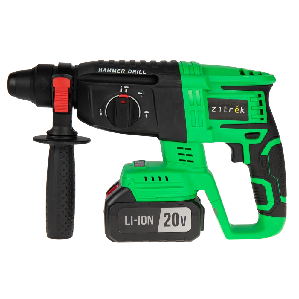 Аккумуляторный перфоратор Zitrek ZKCH20FU-Li с двумя батареями и кейсом 89372992 STLM-0847825 - Вид №1