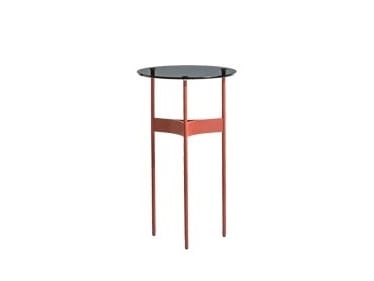 Круглый стол из стали и хрусталя MOROSO Yumi ARCH-00097730 - Вид №2