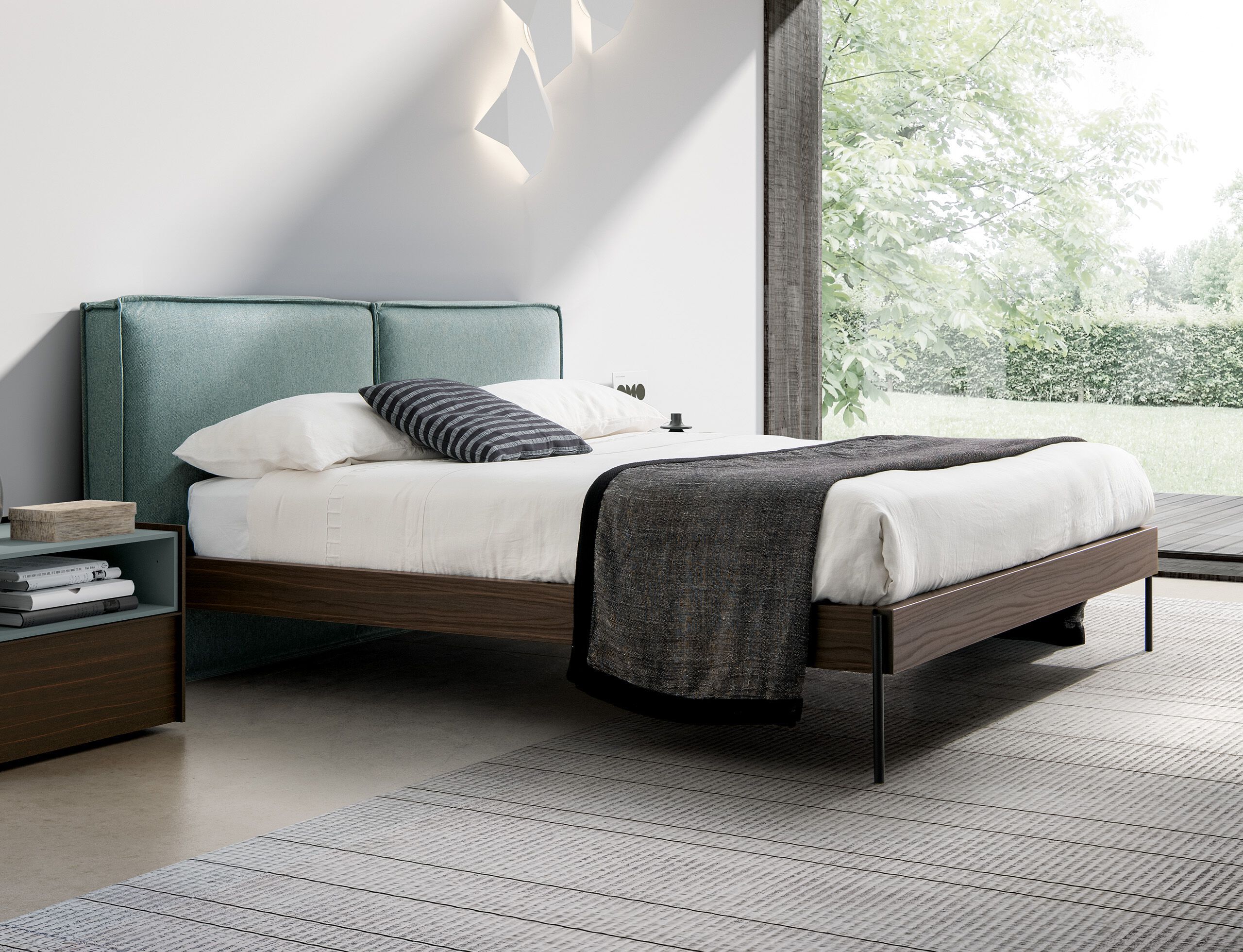 Двуспальная кровать из ткани Adok CLOUD ARCH-00116246 - Вид №3