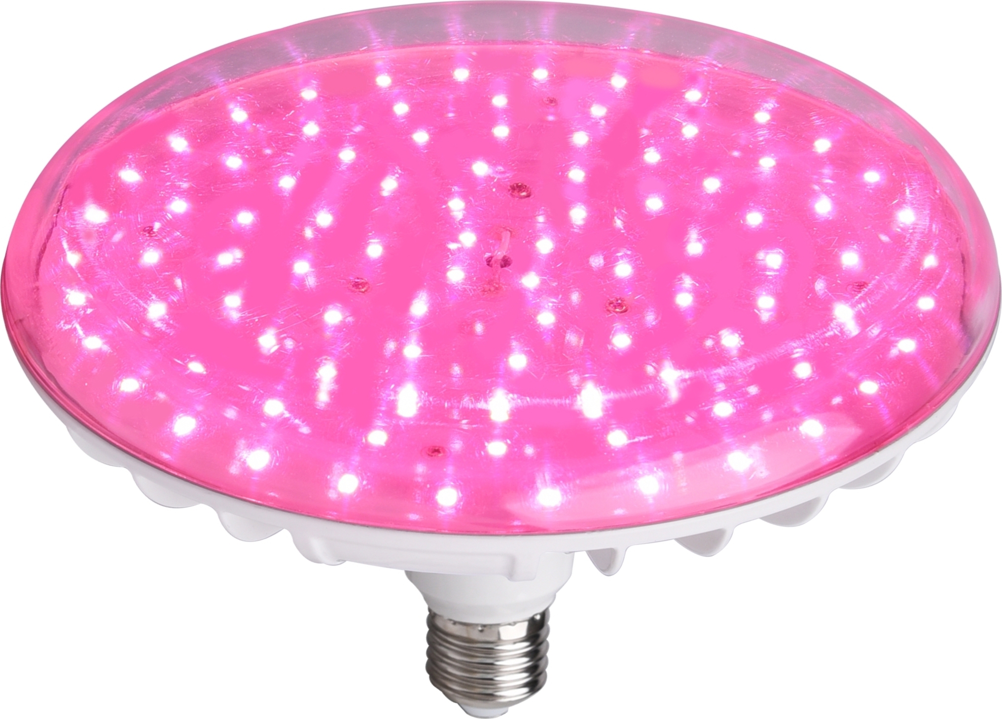 83102526 Фитолампа светодиодная для растений E27 220-240 В 60 Вт 600 лм диск розовый свет STLM-0038998 ECOTEC