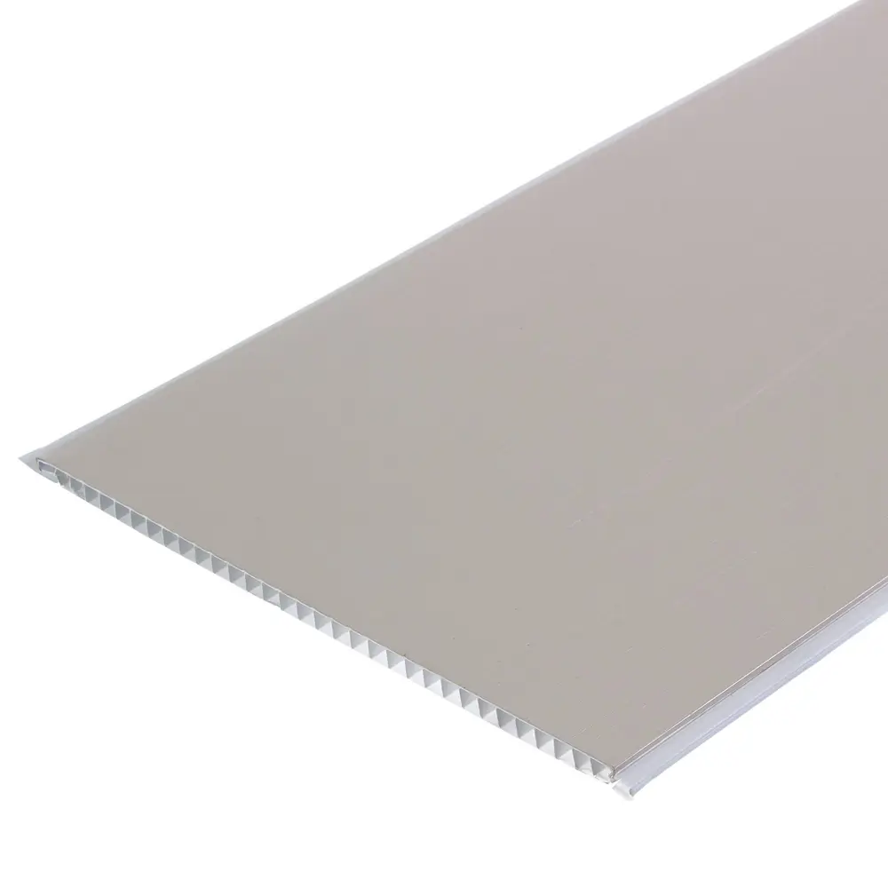 Панель ПВХ Лино песок 8 мм 2700х250 мм 0.675 м² КРОНАПЛАСТ STLM-2049995 - Вид №1