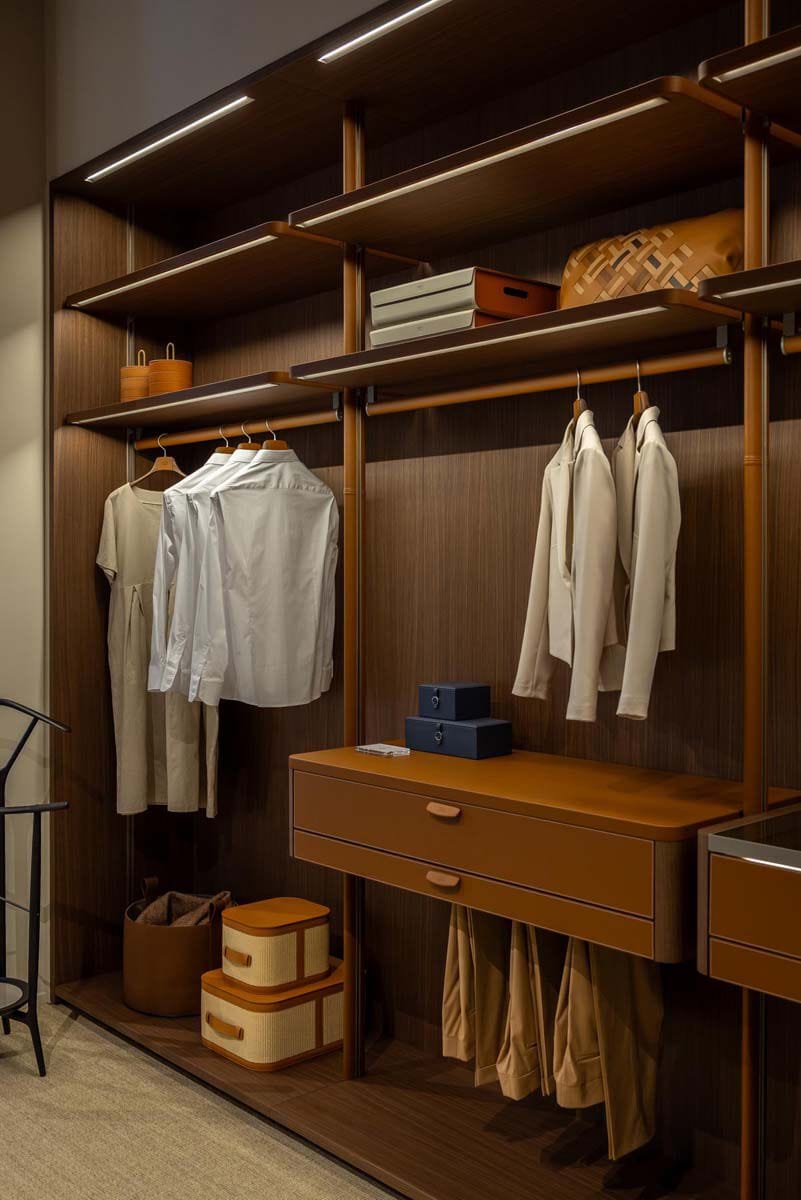 Модульная гардеробная Poltrona Frau коллекция-мебель и аксессуары ARCH-00084484 - Вид №3