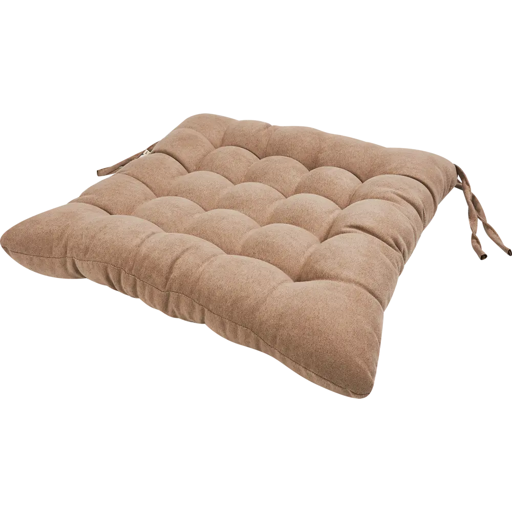 Подушка декоративная 38x38 см цвет бежевый LINEN WAY STLM-2058075 - Вид №1