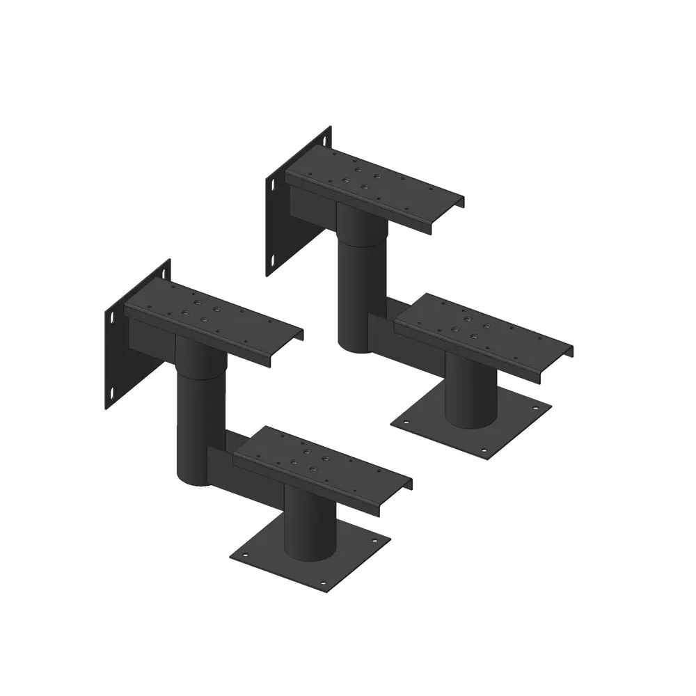 Секция для крыльца 1 ступень черный УЛИЧНЫЕ ЛЕСТНИЦЫ STLM-2019969 - Вид №1