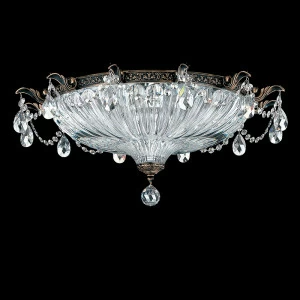 Потолочный светильник 5635-80 A от Schonbek SCHONBEK ДИЗАЙНЕРСКИЕ 244154 Прозрачный;серебро
