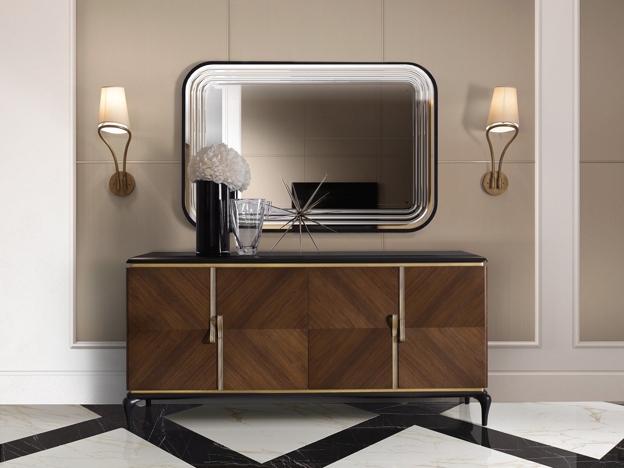 Шкаф 4 двери A.R. Arredamenti Dilan ARCH-00057958 - Вид №2