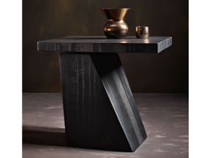 Деревянный квадратный журнальный столик