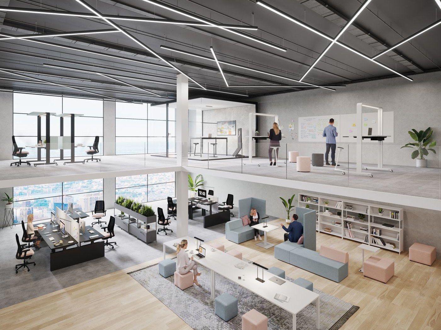 Регулируемый по высоте рабочий стол на колесах König Neurath StandbyOffice 2.0 ARCH-00115279 - Вид №3