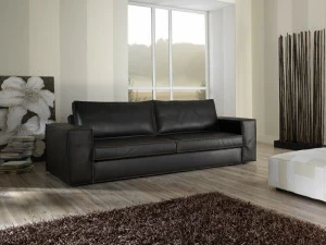 Gobbo Salotti 3-х местный кожаный диван