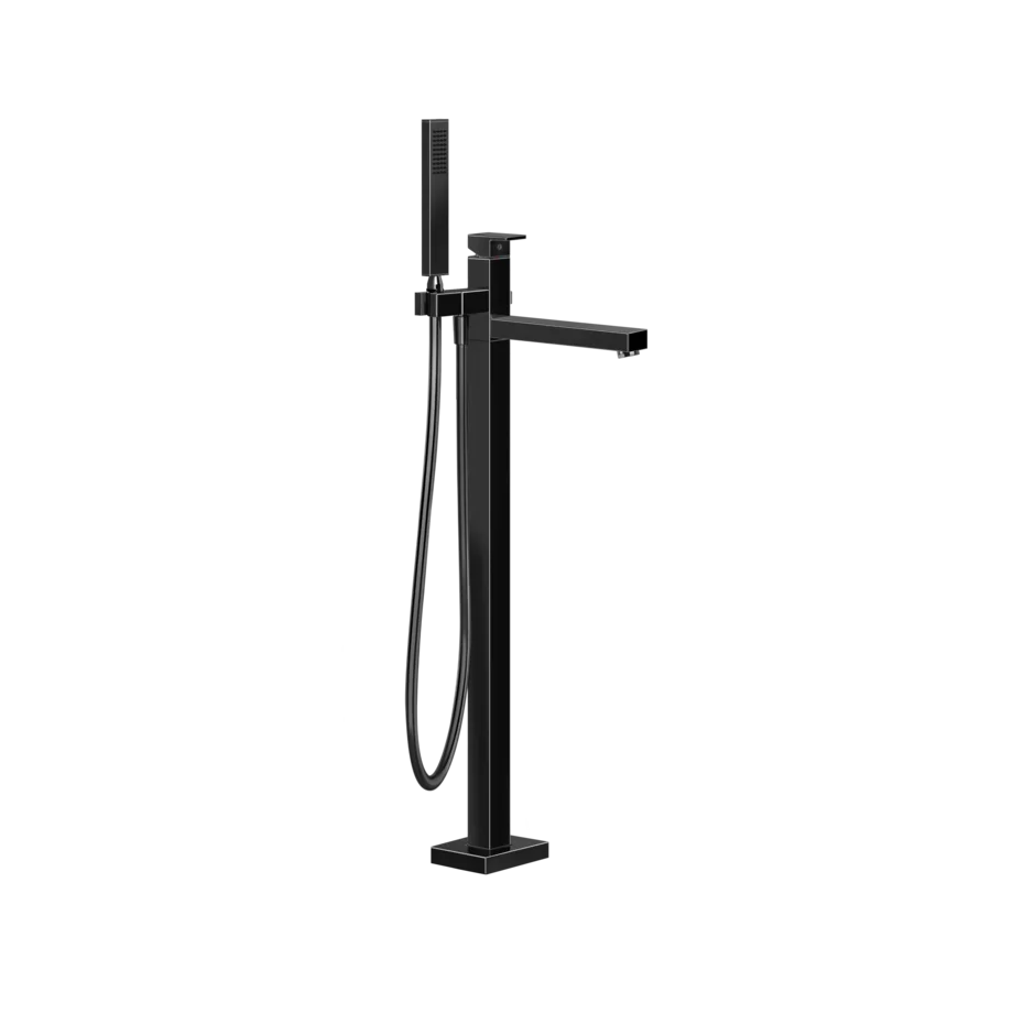 Смеситель для ванны 24961 706 Gessi Rettangolo ЧЕРНЫЙ МЕТАЛЛ PVD 24961706