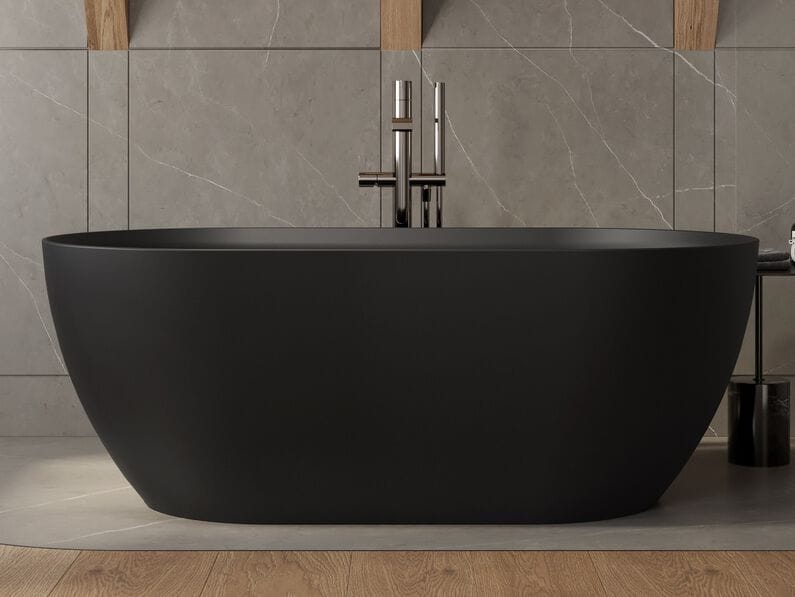 Овальная ванна в центре комнаты Corian® RILUXA Ara ARCH-00056102