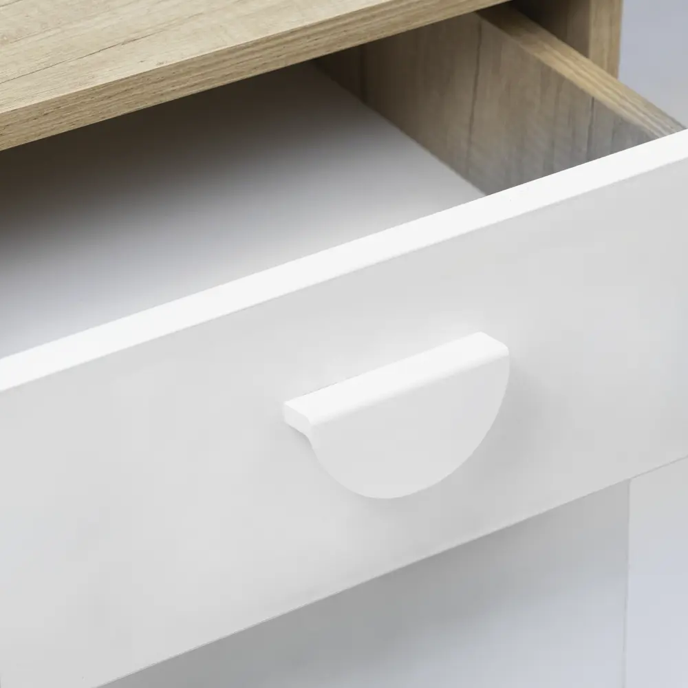 INSPIRE Ручка-профиль белая полукруглая для мебели 95 мм 87948307 STLM-1567406 - Вид №5