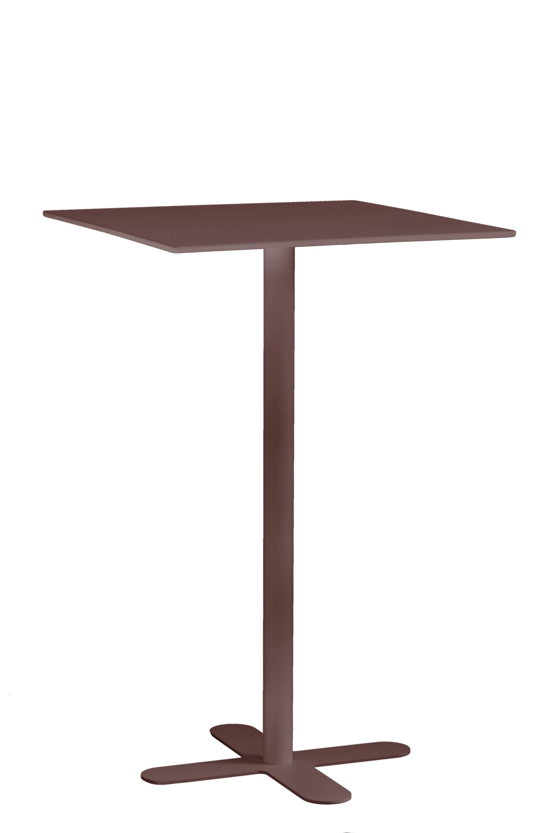 Высокий квадратный садовый стол из оцинкованной стали iSimar Антиб ARCH-00120462 - Вид №14