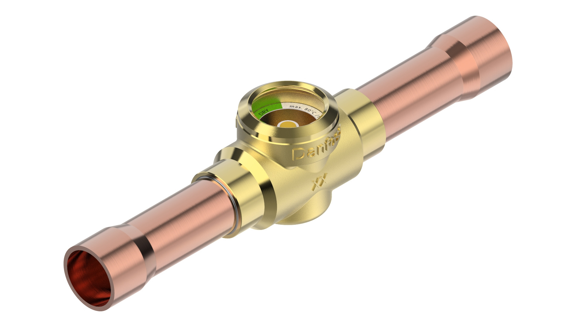 Danfoss SGP N — Смотровые стекла с индикатором влажности SGP 10 N Cтекло cмотровое 014L0162  - Вид №3
