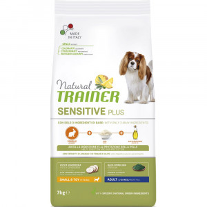 ПР0059556 Корм для собак TRAINER Natural Sensitive Plus гипоаллергенный рацион для мелких пород,кролик сух.7кг NATURAL TRAINER