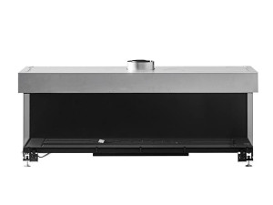 Газовый тройной фасадный камин