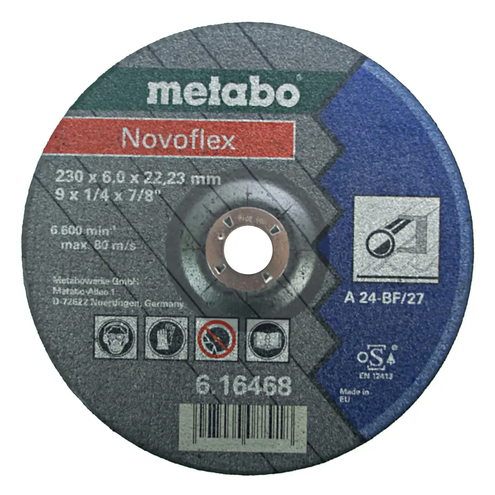 Диск зачистной по металлу тип 27 Metabo 617023000 230x22.2x6 мм STLM-2195575