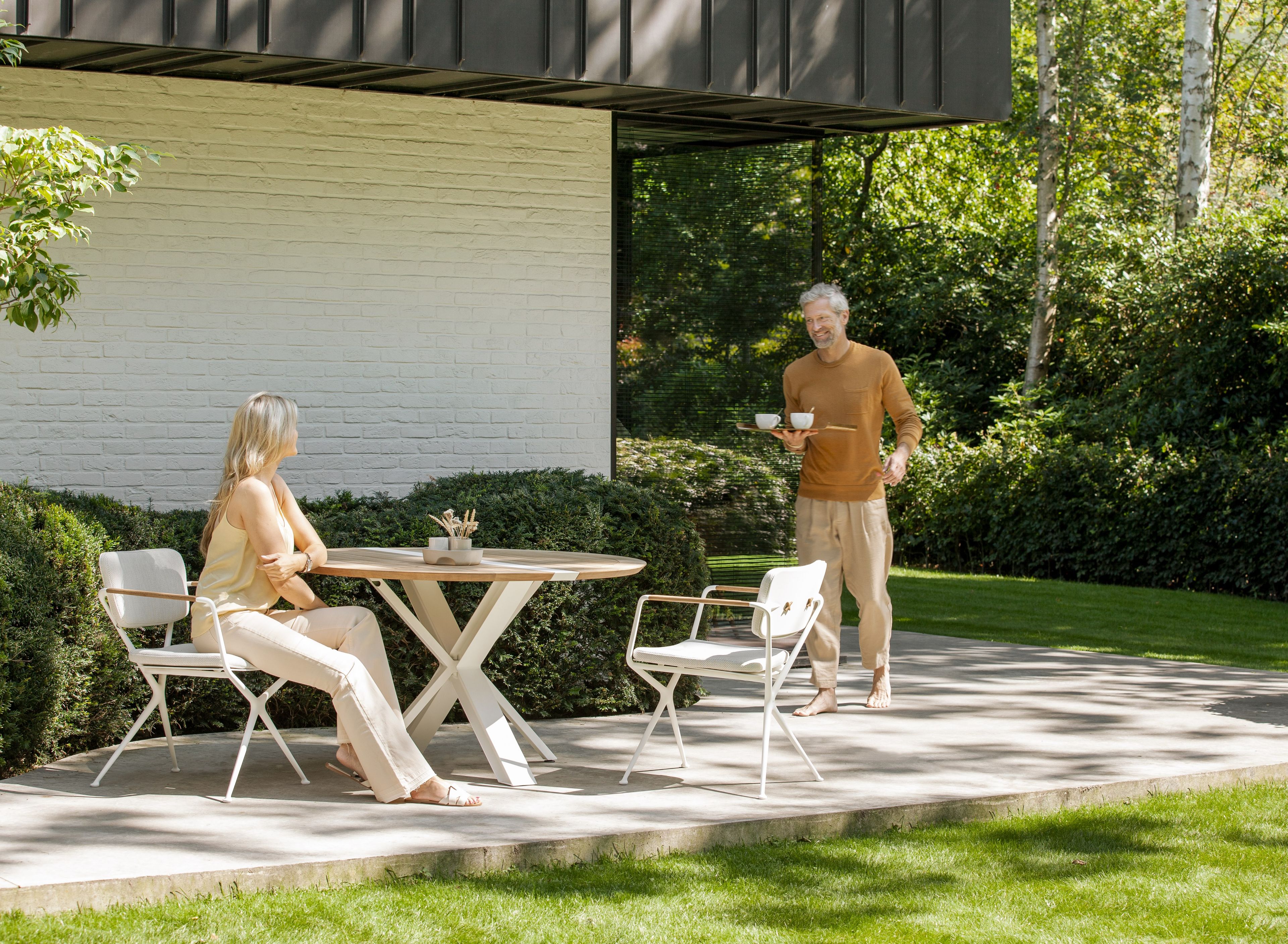 Круглый стол из тикового дерева Royal Botania Exes ARCH-00014674 - Вид №2