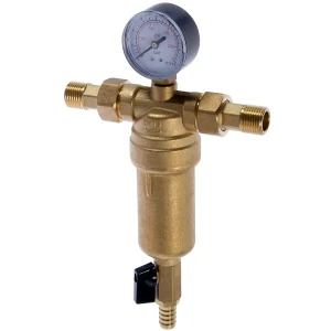 Фильтр механической очистки Euros для горячей воды 1/2" 100 мкм