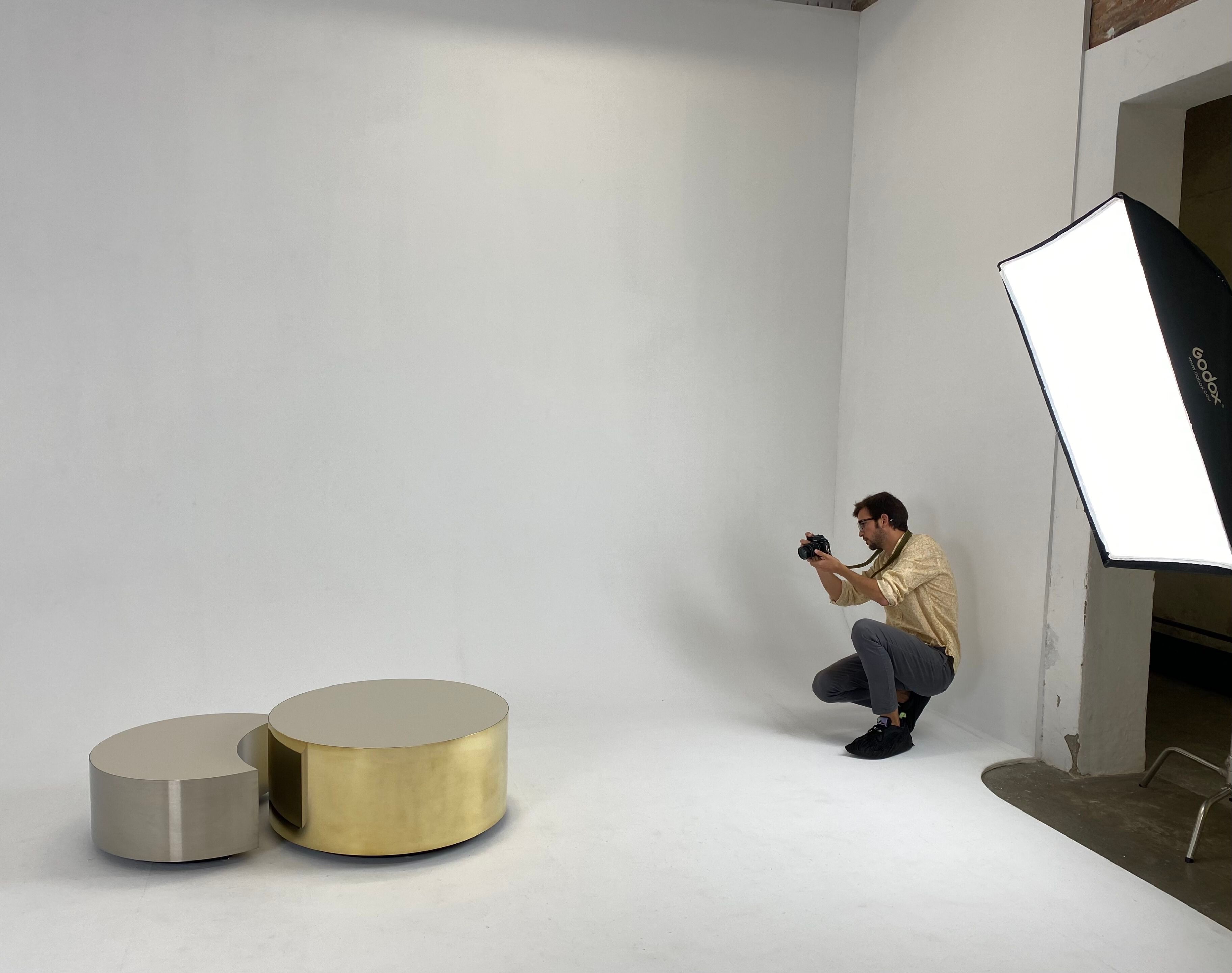 Набор журнальных столиков из ламинированного стекла и металла Jover+Valls Antique Boutique-Luna ARCH-00104161 - Вид №31