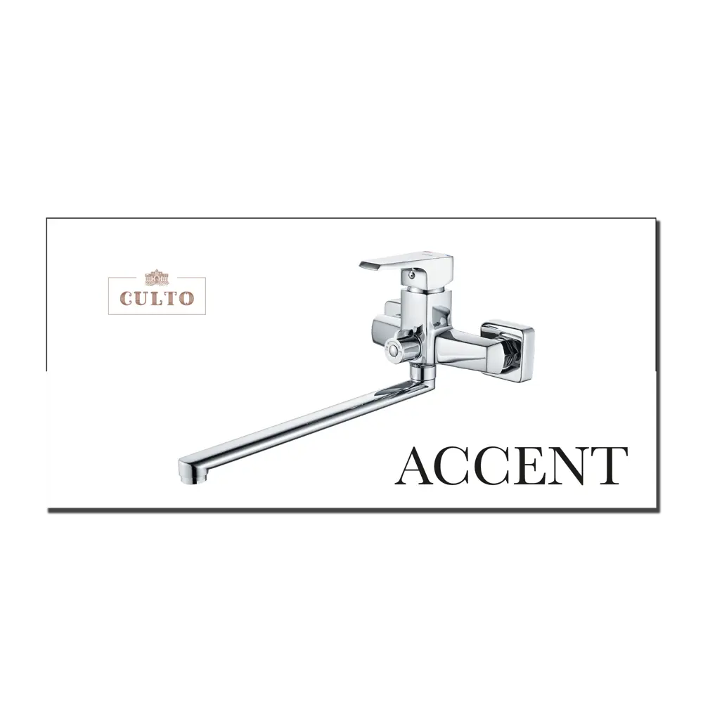Смеситель для ванны и душа Culto Accent однорычажный цвет хром STLM-2136831 - Вид №2